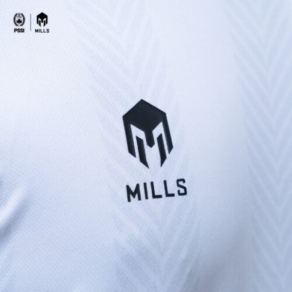 Mills Indonesia Away Jersey Replica Ina White