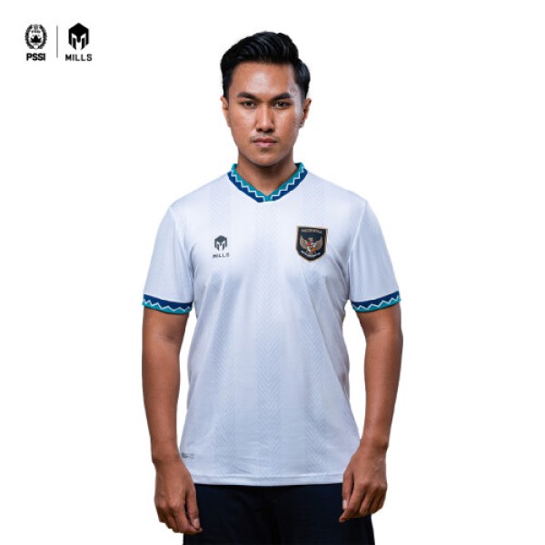 MILLS INDONESIA AWAY JERSEY REPLICA 1158INA WHITE