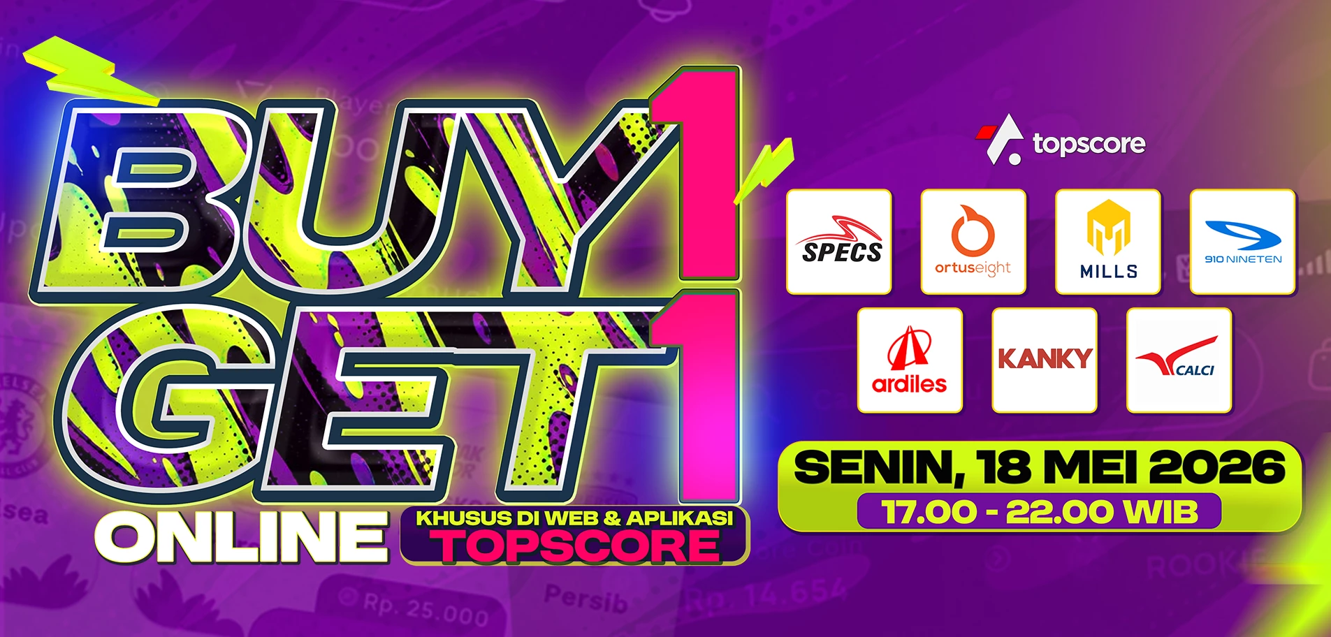 PROMO BUY 1 GET 1