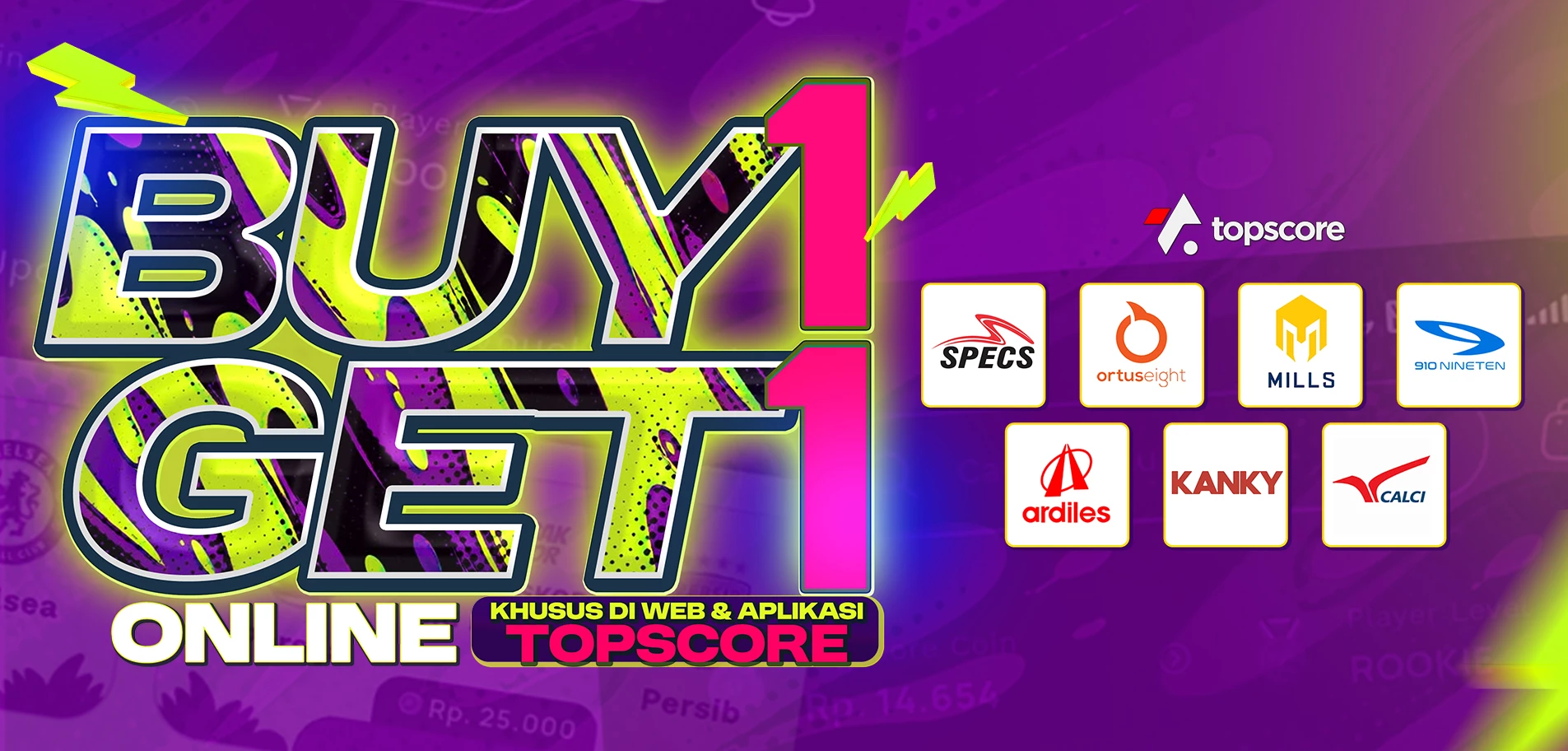 PROMO BUY 1 GET 1
