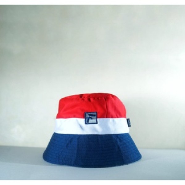 red white blue bucket hat