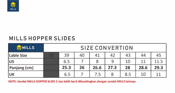 MILLS HOPPER SLIDE NAVY/OCEAN BLUE