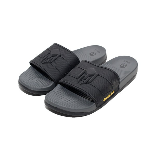 MILLS HOPPER SLIDE BLACK/DARK GREY