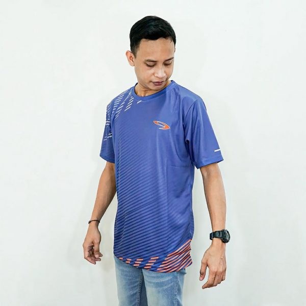 910 KISHIRUN JERSEY BIRU/ORANGE