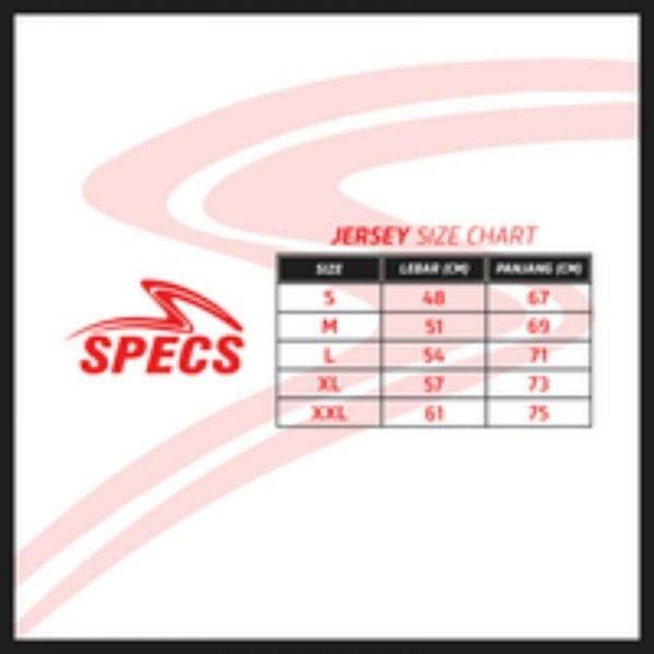 SPECS ESTRO JERSEY (M) WHITE/BLACK
