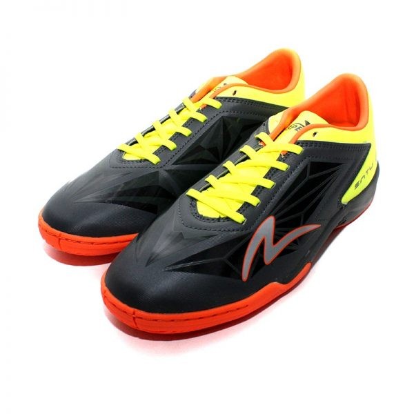 SPECS ACCELERATOR SATU PRO IN GUNMETAL/SAFETY YELLOW/DAWN ORANGE