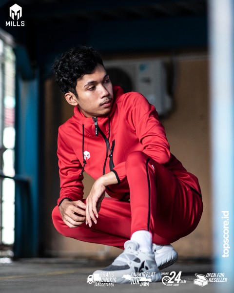 MILLS CORE LONG PANTS 7001 RED