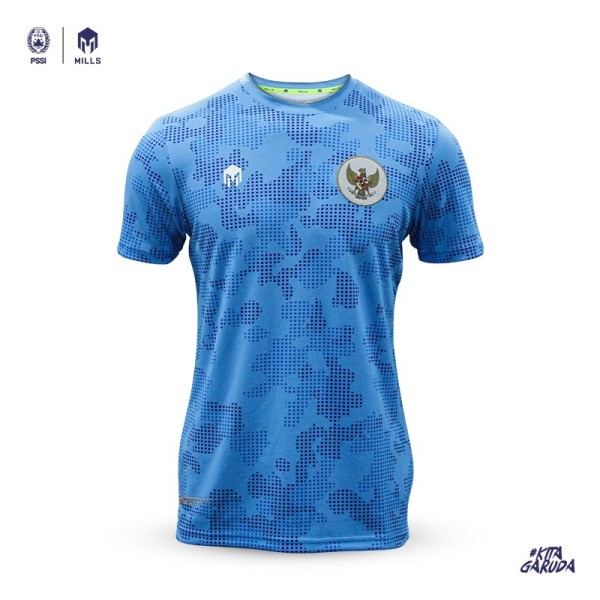 MILLS TIMNAS INDONESIA PREMATCH JERSEY SOCCER 1026GR TURQUISE