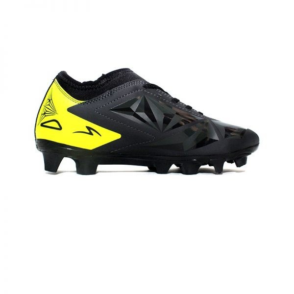 SPECS ACCELERATOR SATU FG JR GUNMETAL/SAFETY YELLOW/DAWN ORANGE