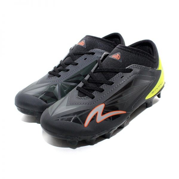 SPECS ACCELERATOR SATU FG JR GUNMETAL/SAFETY YELLOW/DAWN ORANGE