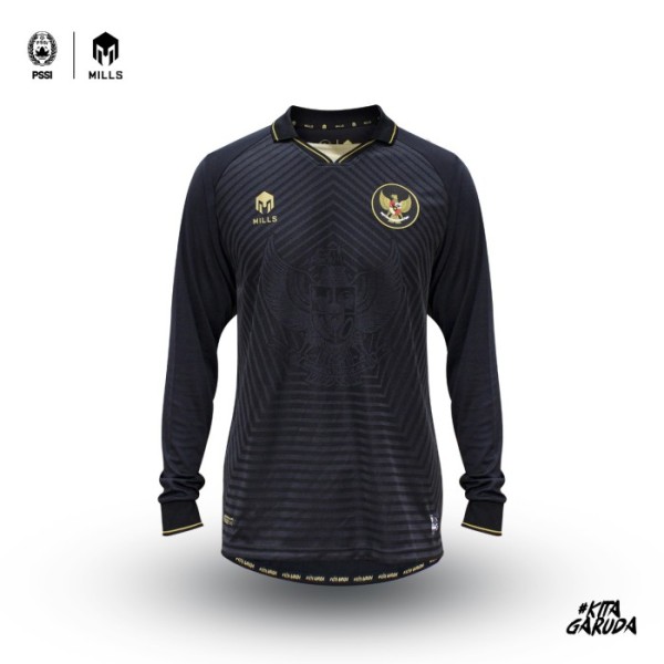 MILLS JERSEY THIRD PLAYER ISSUE LONG SLEEVE 1025GR BLACK