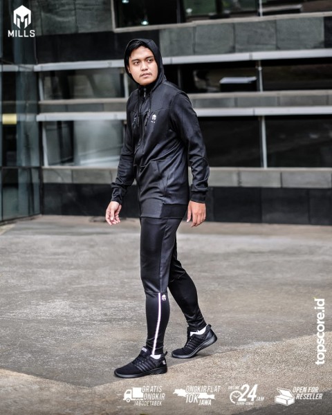 MILLS CORE LONG PANTS 7001 BLACK