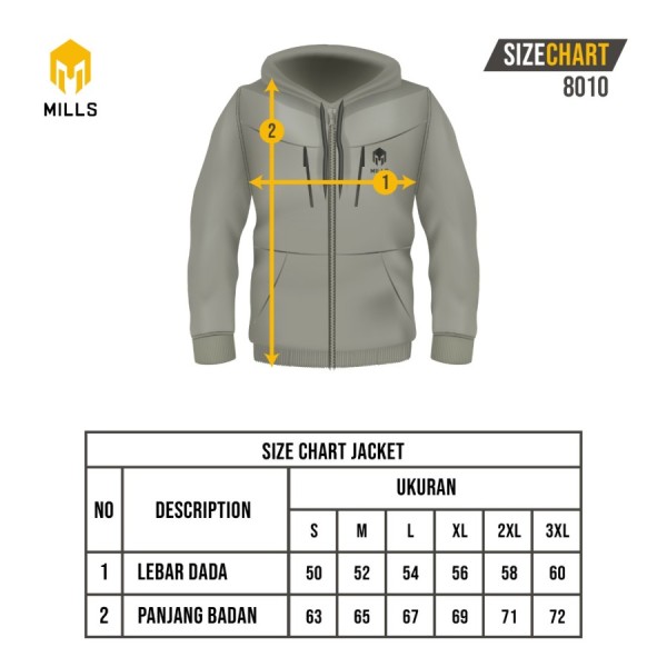 MILLS JACKET THUNDER 2.0 8010 GREY