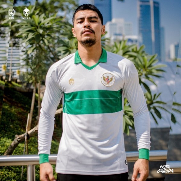 MILLS JERSEY AWAY PLAYER ISSUE LONG SLEEVE 1024GR WHITE