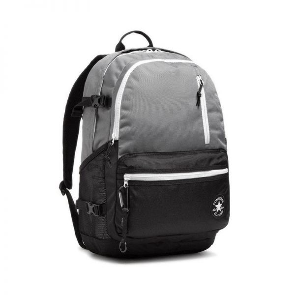 CONVERSE STRAIGHT EDGE BACKPACK BLACK/GREY