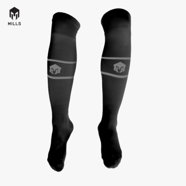 MILLS SOCCER SOCKS A1 1007 BLACK/GREY