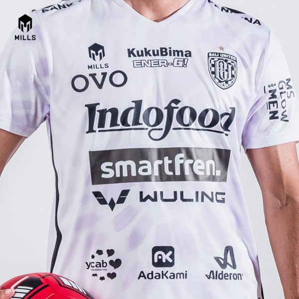 MILLS BALI UNITED FC AWAY JERSEY 1082BUFC WHITE