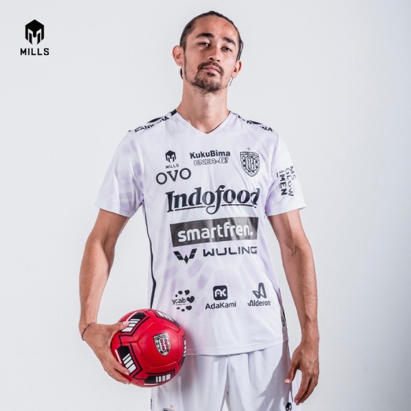 MILLS BALI UNITED FC AWAY JERSEY 1082BUFC WHITE