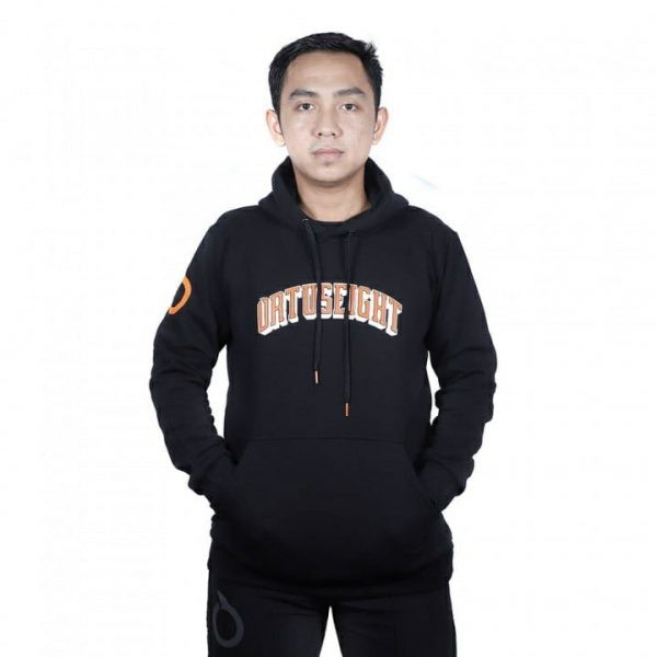 ORTUSEIGHT ORTUS SALA HOODIE BLACK/ORTRANGE