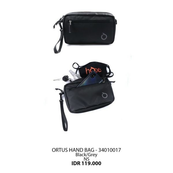 ORTUSEIGHT ORTUS HAND BAG BLACK/GREY