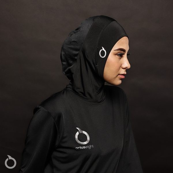 ORTUSEIGHT ACTIVE HIJAB BLACK