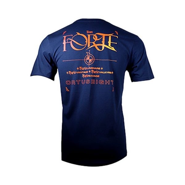 ORTUSEIGHT FORTE WORD T-SHIRT NAVY