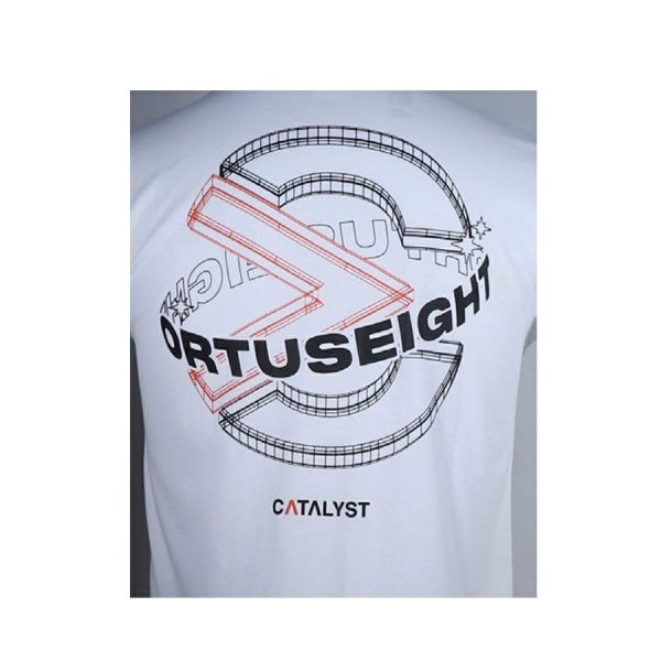 ORTUSEIGHT CATALYST LOGO T-SHIRT WHITE
