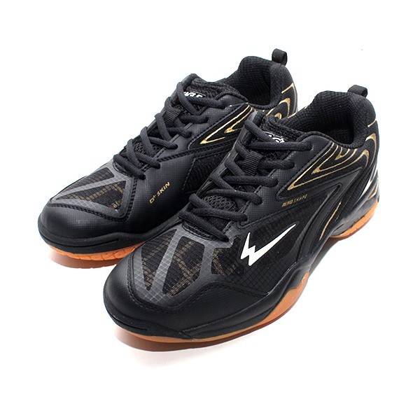 EAGLE SEPATU BADMINTON COMMANDO 2 HITAM/EMAS
