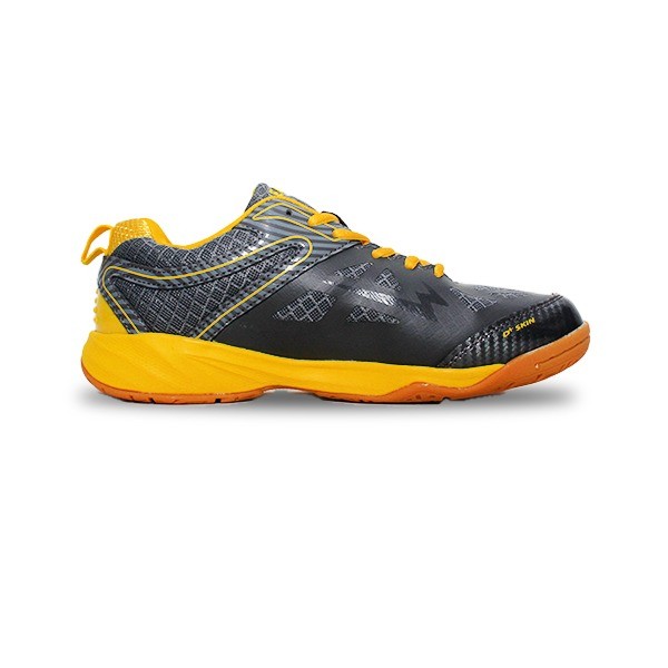 EAGLE SEPATU BADMINTON GALLANT ABU TUA/KUNING