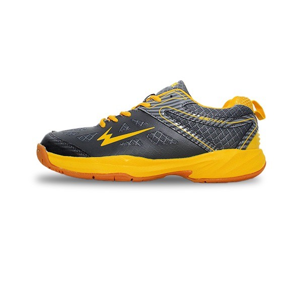 EAGLE SEPATU BADMINTON GALLANT ABU TUA/KUNING