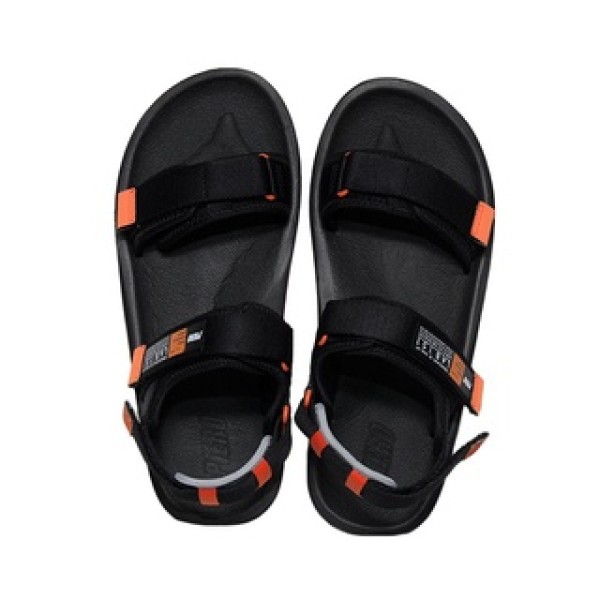 PIERO SANDAL OTIUM BLACK/GREY/ORANGE