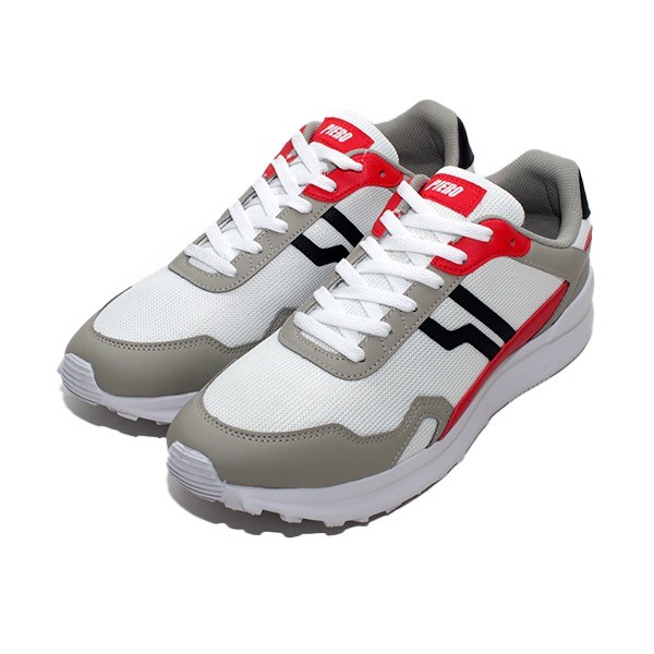 PIERO CITY RACE GREY/RED/WHITE