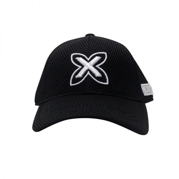 MUNICH MESH LOGO CAP BLACK/WHITE