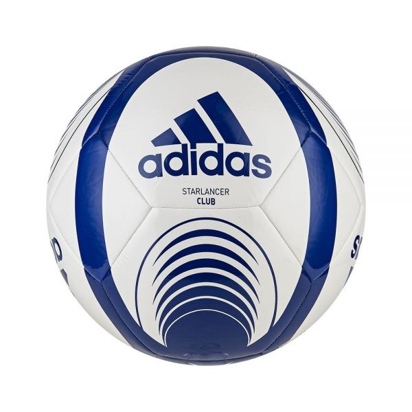 ADIDAS BOLA SEPAK STARLANCER CLUB BALL WHITE/ROYAL BLUE