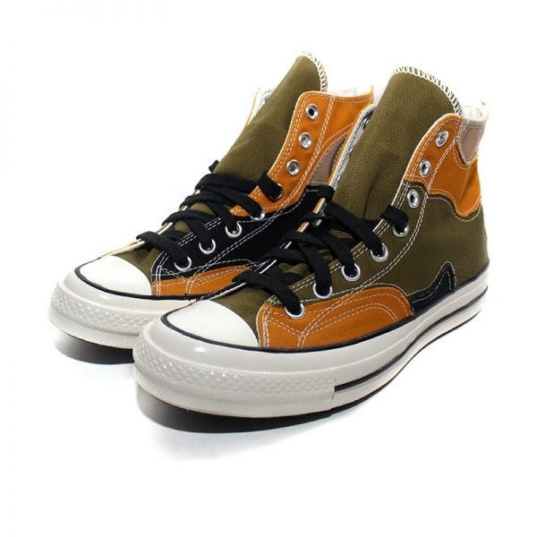 CONVERSE CHUCK 70 HI DARK MOSS/BLACK/EGRET