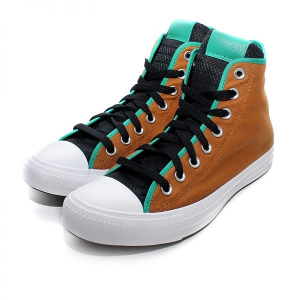 CONVERSE CT AS HI DARK SOBA/BLACK/COURT GREEN