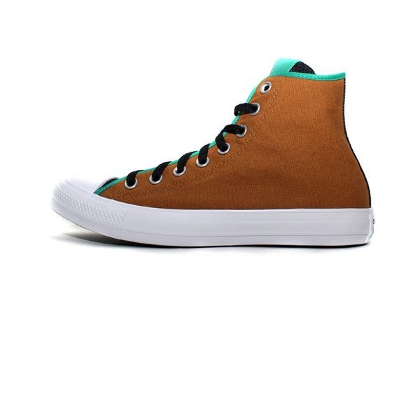 CONVERSE CT AS HI DARK SOBA/BLACK/COURT GREEN