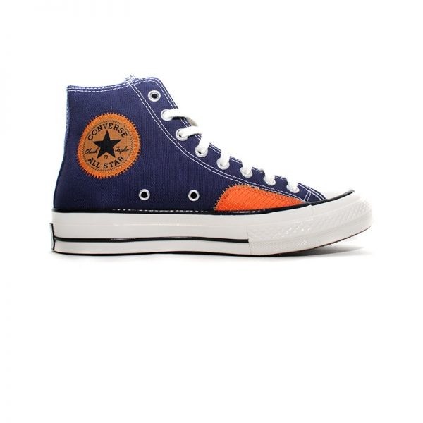 CONVERSE CHUCK 70 HI MIDNIGHT NAVY/DARK SOBA/MAGMA ORANGE