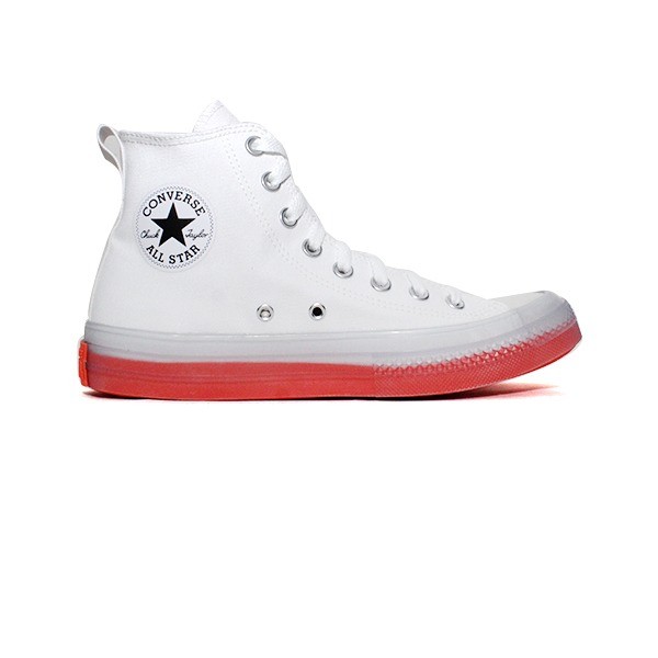 CONVERSE CT AS CX HI WHITE/CLEAR/WILD MANGO