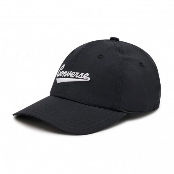 CONVERSE SCRIPT BASEBALL CAP BLACK