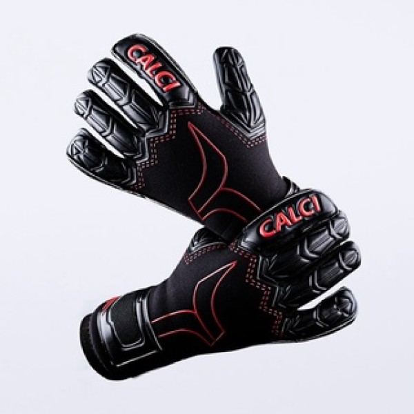 CALCI ULTIMA SENTINEL GK GLOVES BLACK/RED