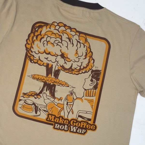 OSITMEN MAKE COFFEE NOT WAR BROWN