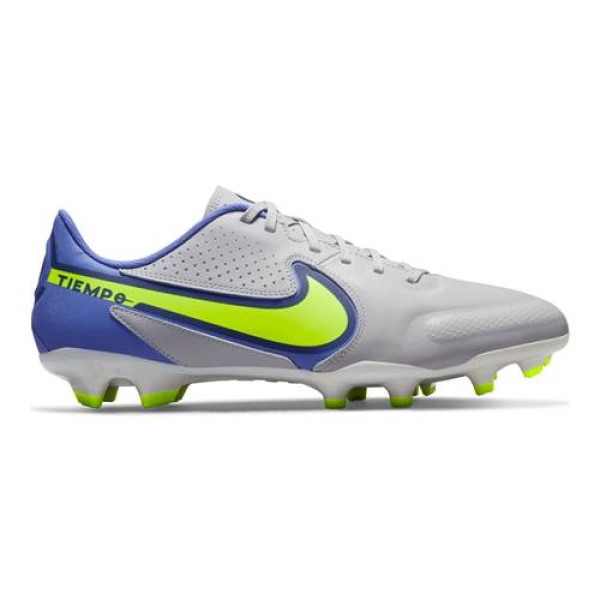 NIKE LEGEND 9 ACADEMY FG/MG GREY FOG/VOLT SAPPHIRE/GRIS GRENOUILLE/SAPHIRRE/VOLT
