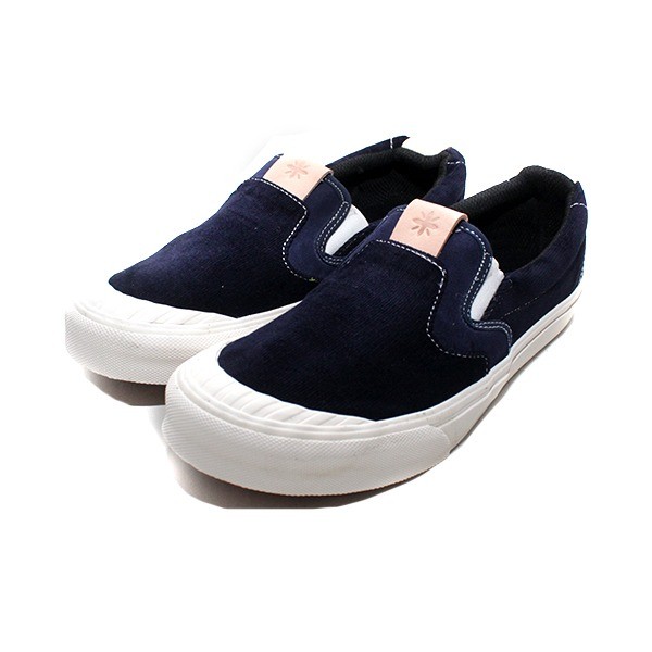 SAGE FOOTWEAR GLIDE SLIP ON NAVY CORDUROY