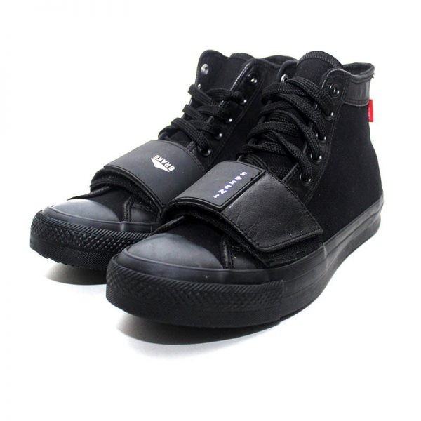 NOBRANDS NO BRANDS BIKERS HI ALL BLACK
