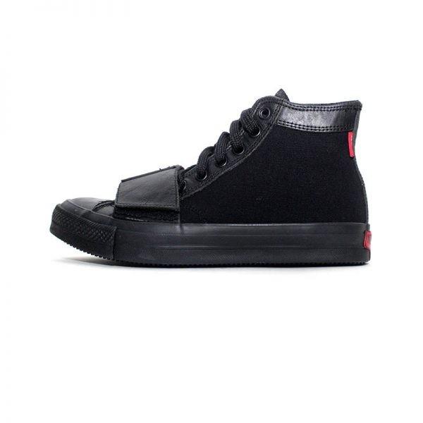NOBRANDS NO BRANDS BIKERS HI ALL BLACK
