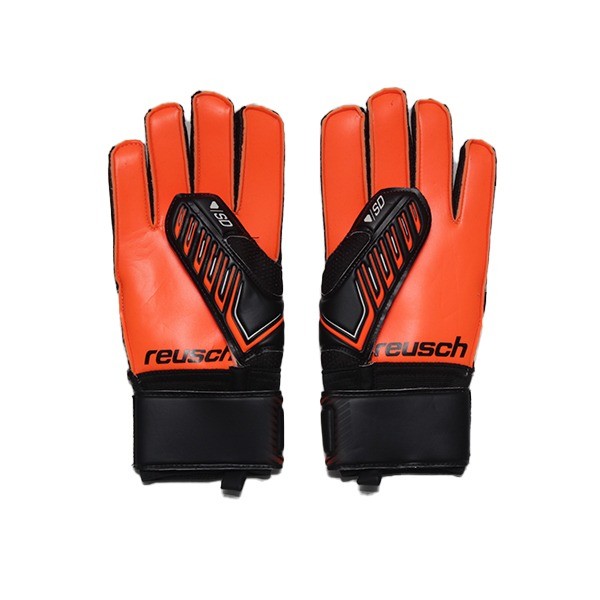 REUSCH GLOVES ARROW SD FINGER SUPPORT 7783 BLACK/SHOCKING ORANGE