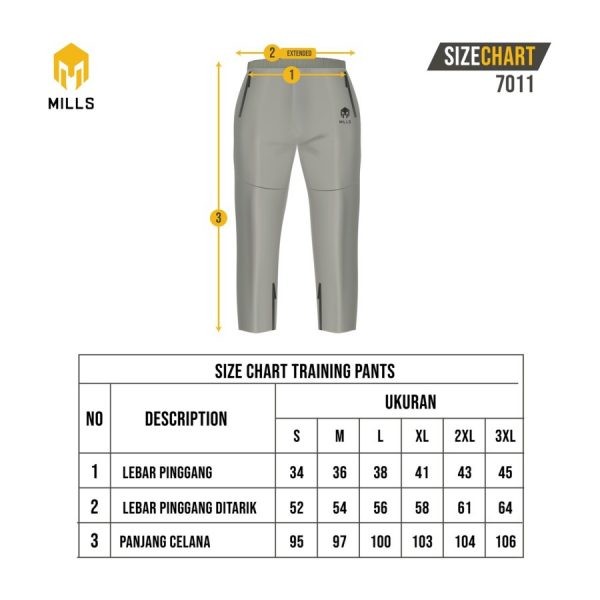 MILLS CORE LONG PANTS DYNAMIC 2.0 7011 GREY