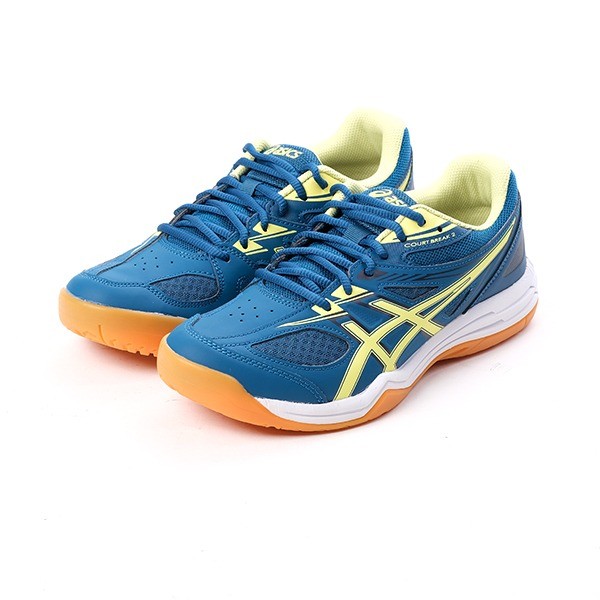 ASICS UP COURT 4 DEEP SEA TEAL/GLOW YELLOW