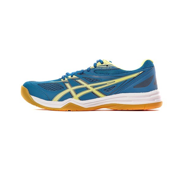 ASICS UP COURT 4 DEEP SEA TEAL/GLOW YELLOW